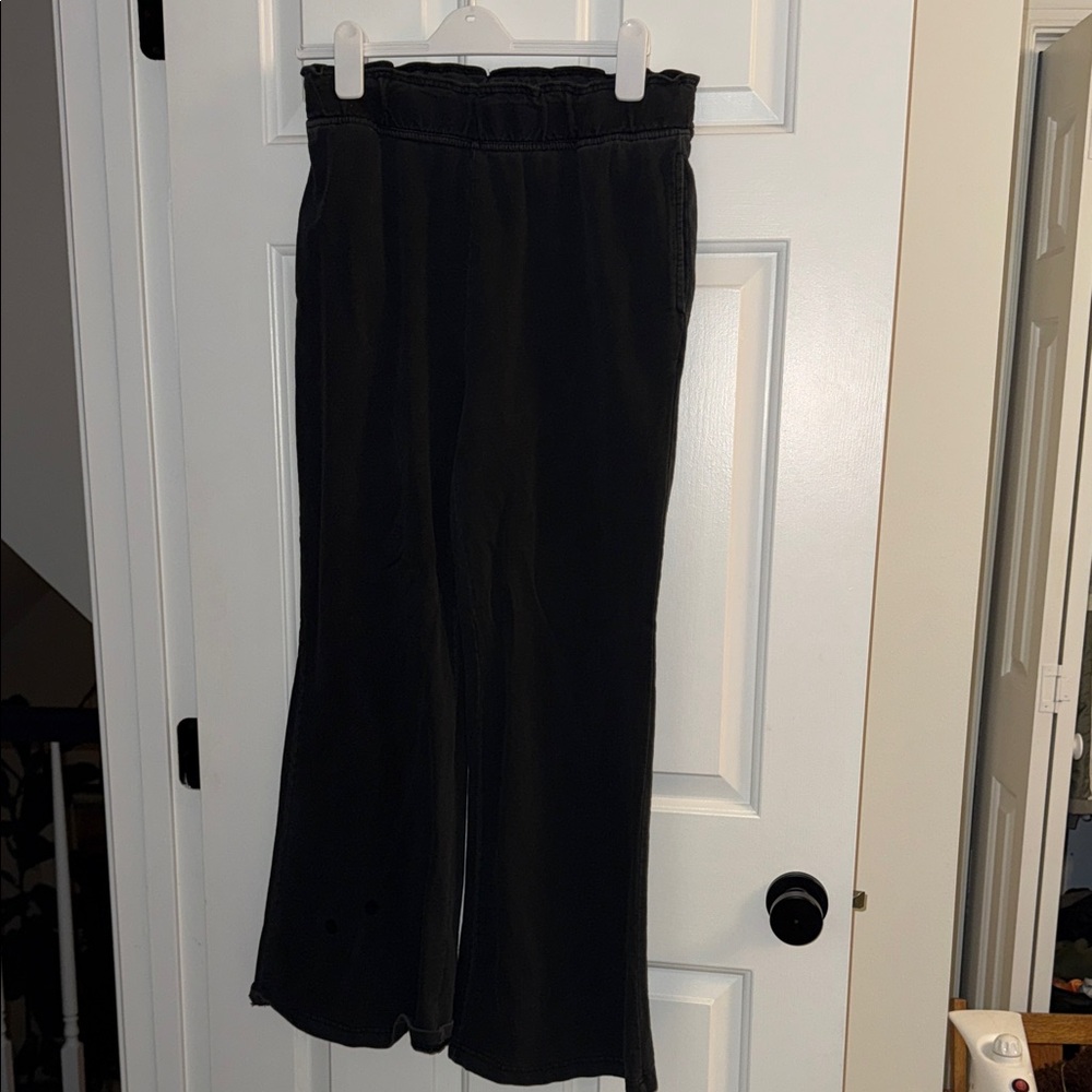 Double Zero Black Wide-Leg Pants